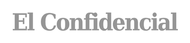 Logo El Confidencial en blanco y negro
