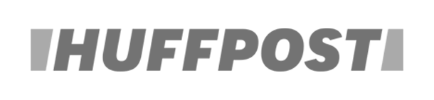 Logo Huffington Post en blanco y negro